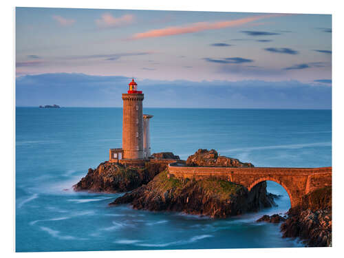 Foam board print Brittany Lighthouse