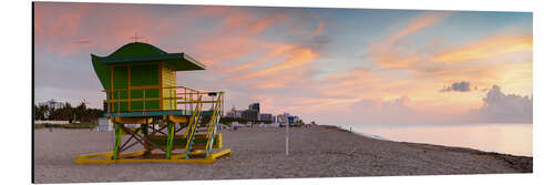 Aluminiumsbilde Sunrise on Miami Beach I