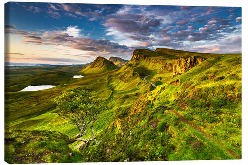 Canvas print Quiraing, Isle of Skye