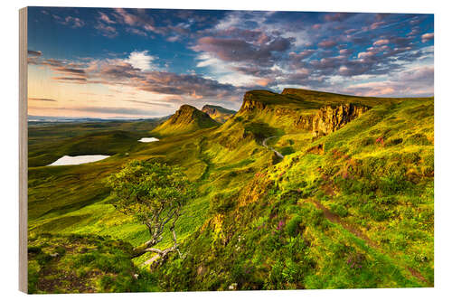 Holzbild Quiraing, Isle of Skye