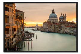 Gerahmter Kunstdruck Santa Maria della Salute, Venedig