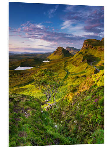 Foam board print Isle of Skye, Scotland