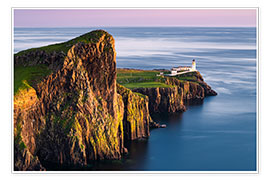 Poster Neist Point lighthouse, Isle of Skye