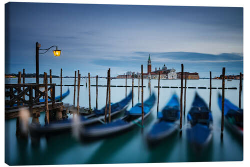 Leinwandbild Gondeln in Venedig