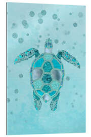 Gallery print Blue turtle