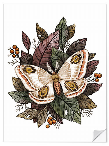 Sticker mural Papillon d'automne