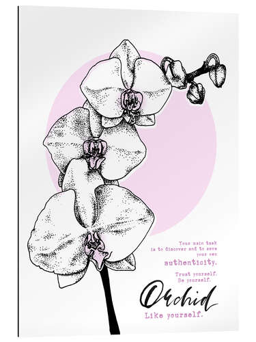 Galleriprint Orchid - Save your authenticity