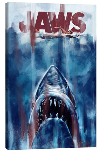 Lienzo Tiburón (Jaws)