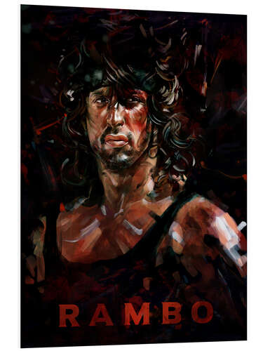 Foam board print Rambo