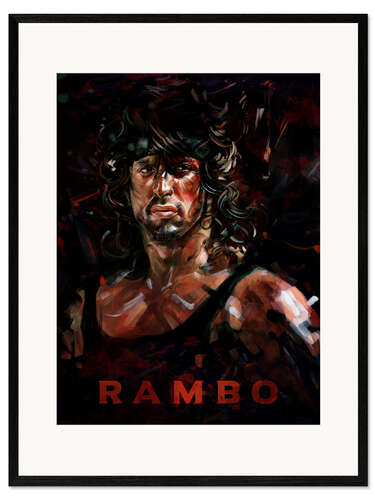 Framed art print Rambo