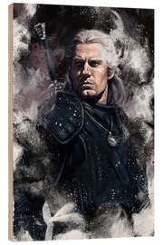 Quadro de madeira The Witcher - Dmitry Belov