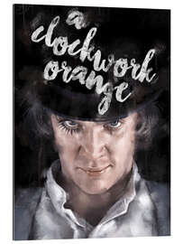 Quadro em plexi-alumínio A clockwork orange