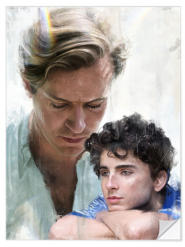 Selvklebende plakat Call Me by Your Name