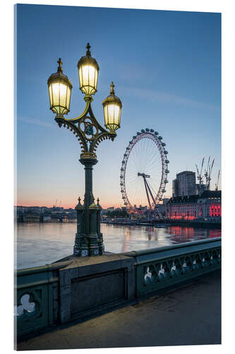 Acrylic print Millennium Wheel in London