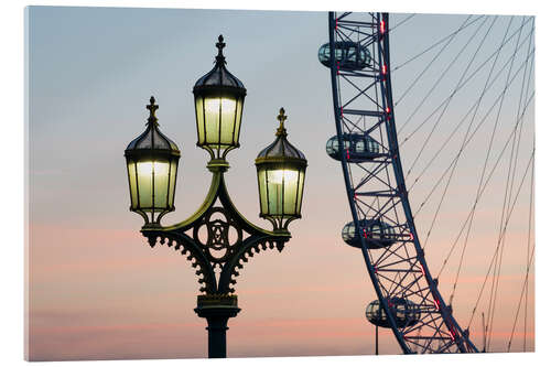 Acrylic print London Eye