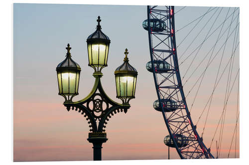 Foam board print London Eye