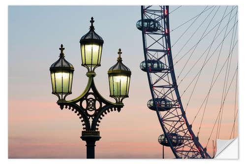 Vinilo para la pared London Eye