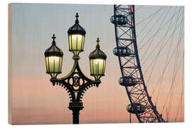 Holzbild London Eye