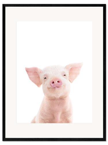 Plakat artystyczny premium w ramie Piglet