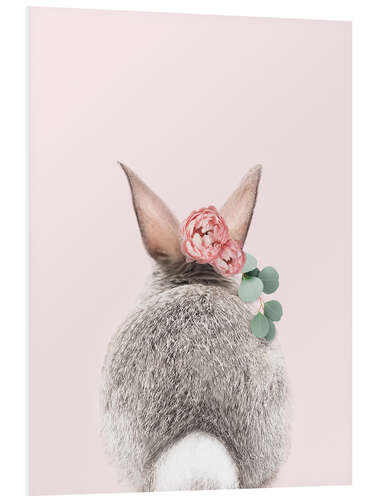 Foam board print Flower Bunny Tail