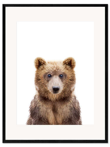 Framed art print Brown Bear