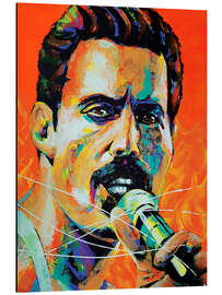 Aluminium print Freddie Mercury