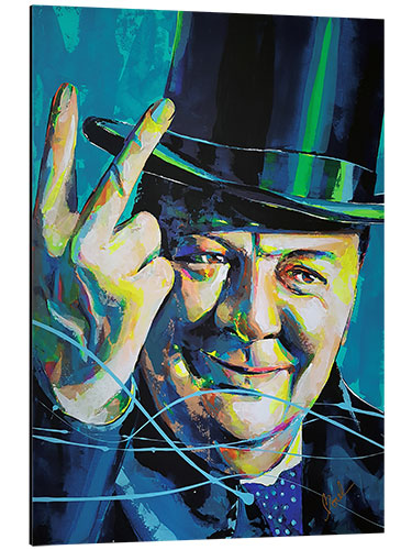 Aluminium print Winston Churchill