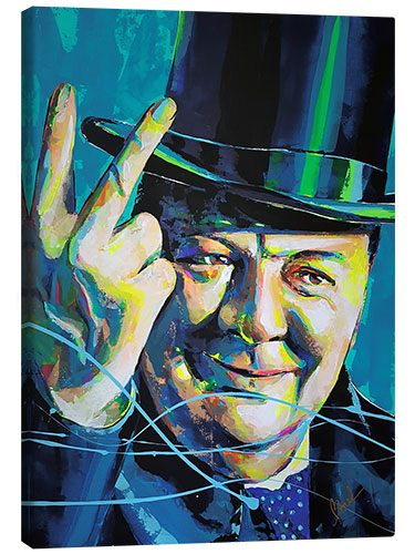 Tableau sur toile Winston Churchill