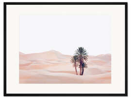 Gerahmter Kunstdruck Oase