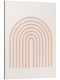 Magnettafel Pfirsich-Regenbogen