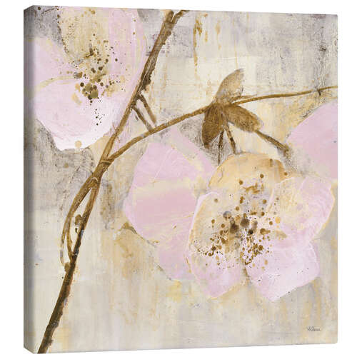 Canvas print Elegance II, pink