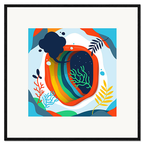Gerahmter Kunstdruck Collective Arts Brewing I