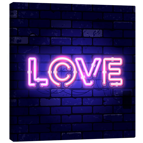 Canvastavla Love - neon sign