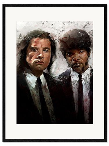Kehystetty taidepainatus Pulp Fiction I
