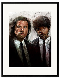 Impressão artística com moldura Pulp Fiction I