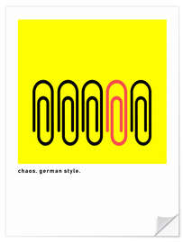 Sticker mural Chaos allemand II