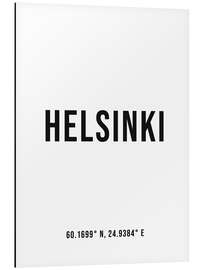 Magnettafel Koordinaten - Helsinki