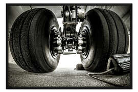 Gerahmter Kunstdruck Hauptfahrwerk