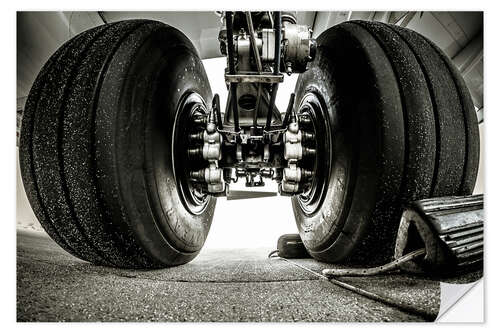 Selvklebende plakat Main landing gear