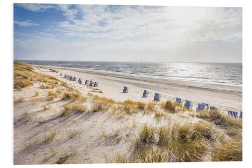 Bilde på skumplate Beach chairs on Sylt beach