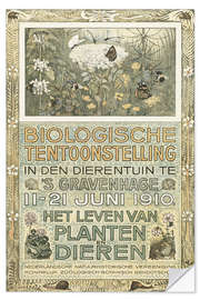 Wandsticker Biologische Ausstellung von 1910 (niederländisch)