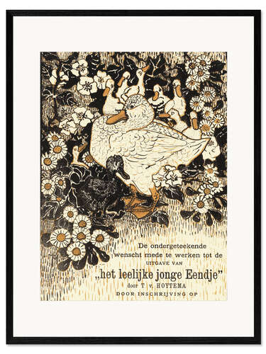 Innrammet kunsttrykk The ugly Duckling