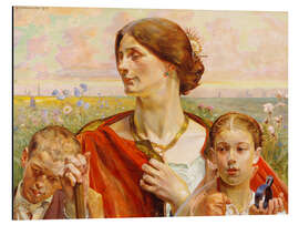 Magnettafel Tafel Heimat eines Triptychons