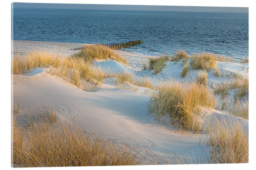 Acrylic print Dunes on Sylt