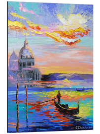 Magnettafel Gondeln in Venedig