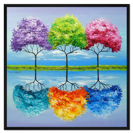 Gerahmter Kunstdruck Jeder Baum hat seinen eigenen Duft