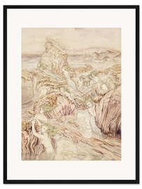 Gerahmter Kunstdruck Tochter des Meeres