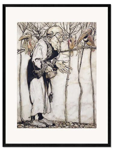 Ingelijste kunstdruk The Wizard