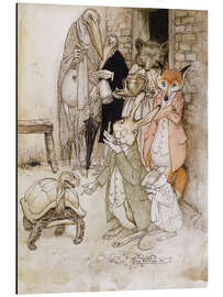 Magnettafel Der Hase und die Schildkröte