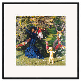 Innrammet kunsttrykk The strange garden